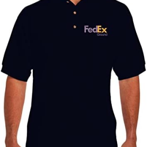 Playera tipo polo bordada